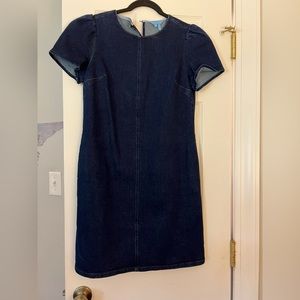 Draper James Dark Denim Sheath Dress - Size 4
